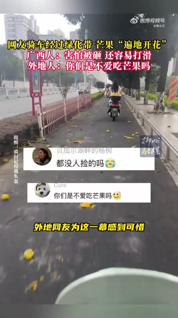 外地人：你们是不爱吃芒果吗？