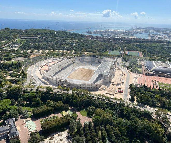 要举办巴萨vs巴黎的欧冠比赛，蒙特惠奇目前尚未铺设草坪