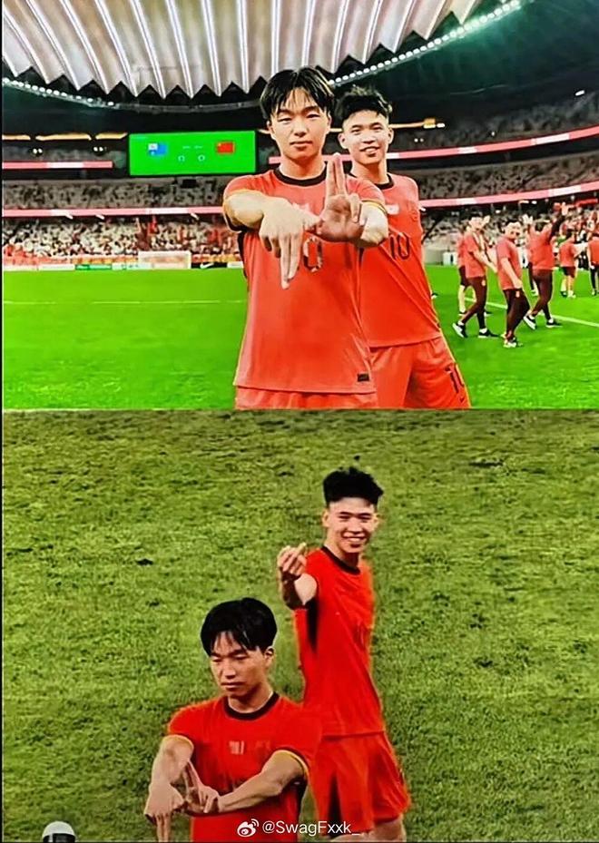 排面！国足球员在比赛中致敬CBLOCK