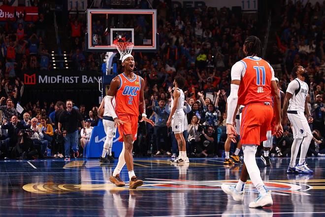 NBA杯-雷霆灭独行侠进四强 东契奇15投得16+11亚历山大39分