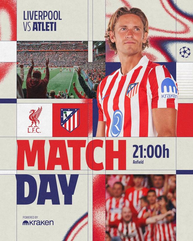 利物浦vs马竞交锋历史：双方均3胜2平，利物浦主场战绩占优