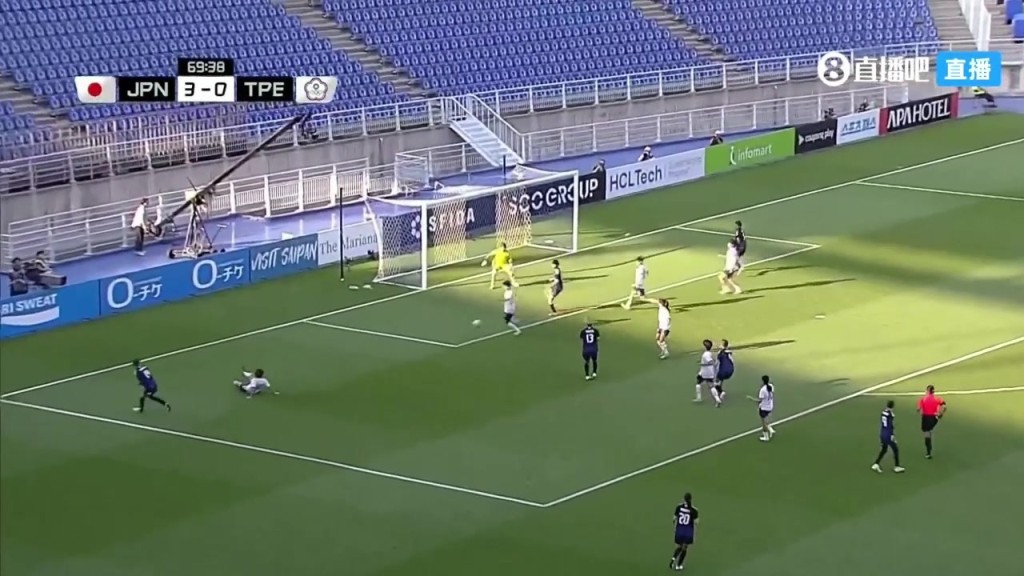 解围变乌龙！日本女足4-0领先中国台北女足