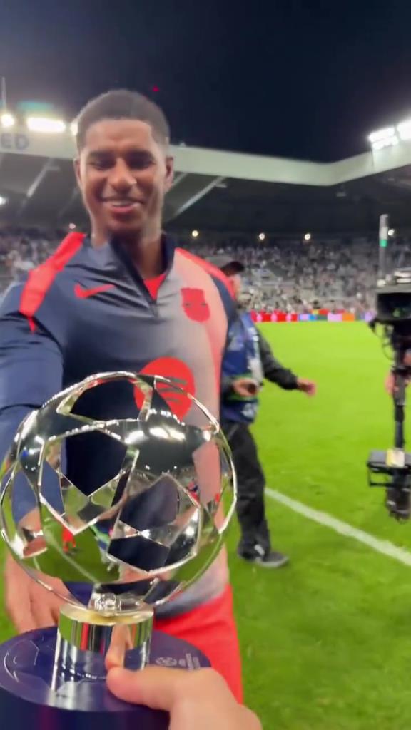回到英伦的拉师傅是MVP！拉什福德梅开二度，助巴萨欧冠开门红！